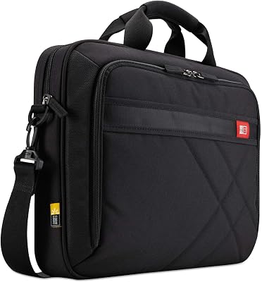 Case Logic 17-Inch Laptop and Tablet Briefcase, Black DLC-117