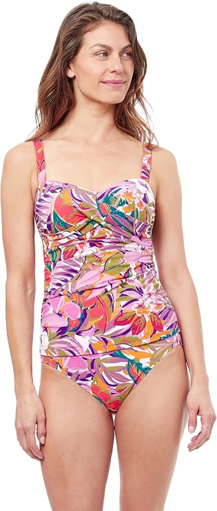 Profile by Gottex Womens Tropikaia D-Cup Tankini
