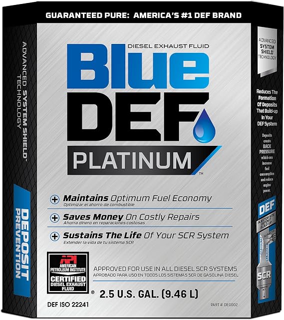 BlueDEF Peak Platinum Diesel Exhaust Fluid, 2.5 Gallon (DEG002)