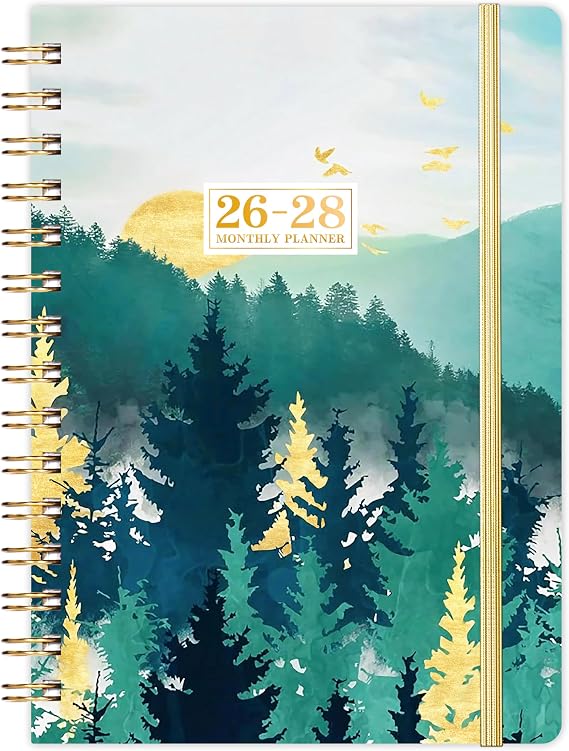 2026-2028 Monthly Planner/Calendar - Monthly Planner 2026-2028, 6.3" x 8.4", Jan 2026 - Jul 2028, 30-Month Calendar with Tabs, 29 Notes Pages, Hardcover, Inner Pocket