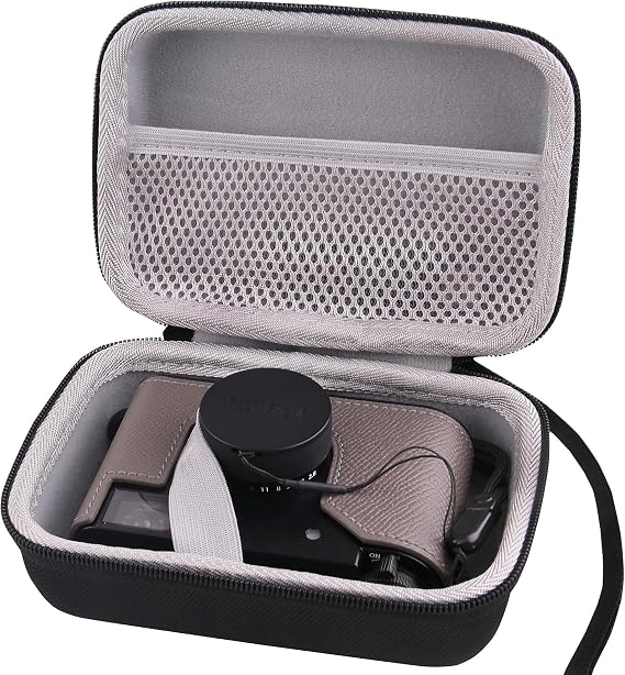 Hard EVA Carrying Storage Case Compatible with FUJIFILM X Half Premium Compact Camera Protective Travel storage box (small)