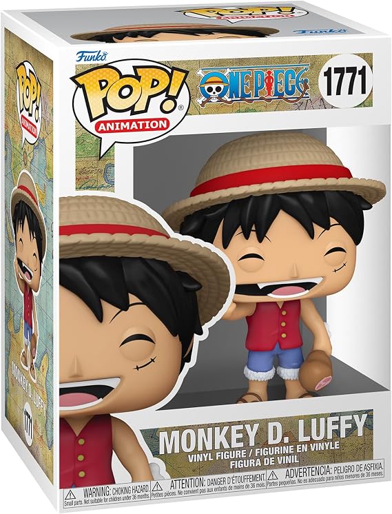 Funko POP! Animation: One Piece - Luffy | Official Anime Merch - Collectable Vinyl Figurine for Shelf Display - Birthday Gift Idea for Fans and Collectors