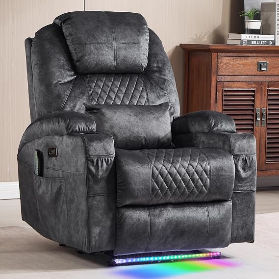 Power Recliner Chair for Adults - Electric Recliners Home Theater Seating