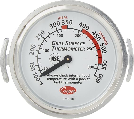 Cooper Atkins 3210-08-1-E Grill Surface Thermometer Nsf