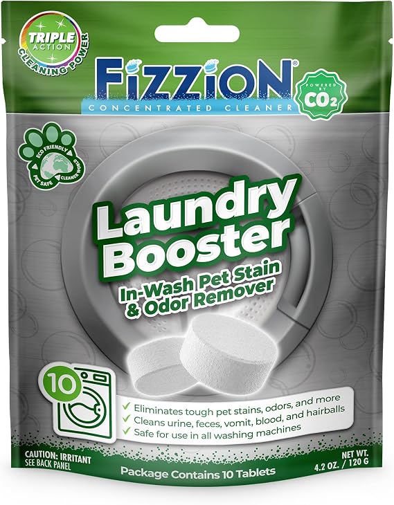 Fizzion Laundry Booster Tablets, 10 Count (Pack of 1)