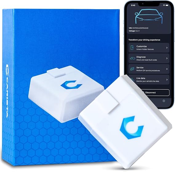 Carista OBD - Bluetooth OBD2 Scanner - Car Scanner Diagnostic Tool and Code Reader with Access to Diagnostics, Customizations, Service Tools, and Live Data - Subscription Required