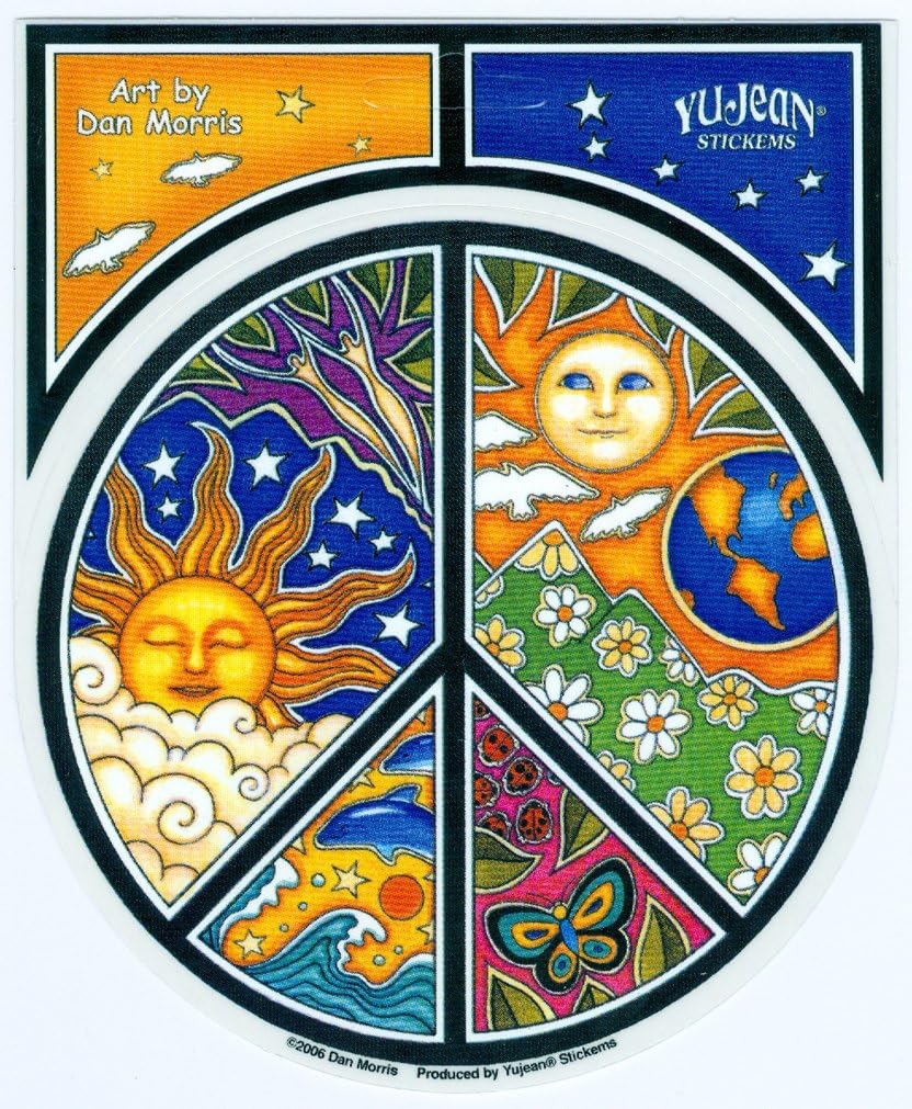Dan Morris - Peace - Window Sticker  Decal