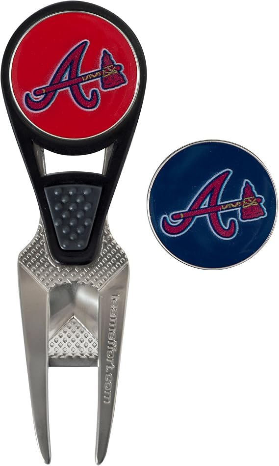 MLB CVX Ball Mark Repair Tool & 2 Ball Markers