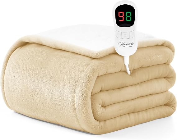 Homemate Heated Blanket Electric Throw 50"x60" Heating Blanket ETL Cert