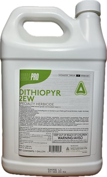 Generic Dithopyr 2EW (1 Gallon) Selective Pre-Emergent Herbicide (Compares to Dimension 2EW Herbicide)
