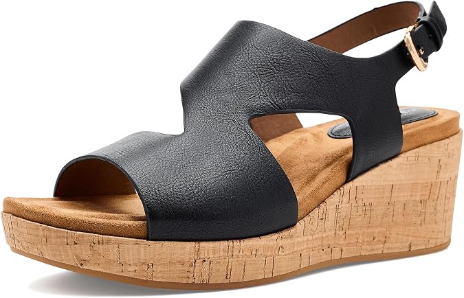 EuroSoft Womens Kryss Black 9 B - Medium