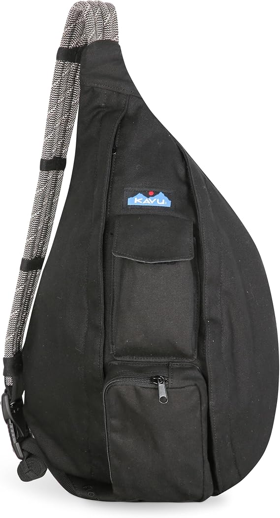 KAVU Original Rope Bag, Cotton Canvas Crossbody for Travel