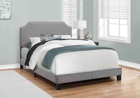 Monarch Specialties Bed Frames, Full, Grey