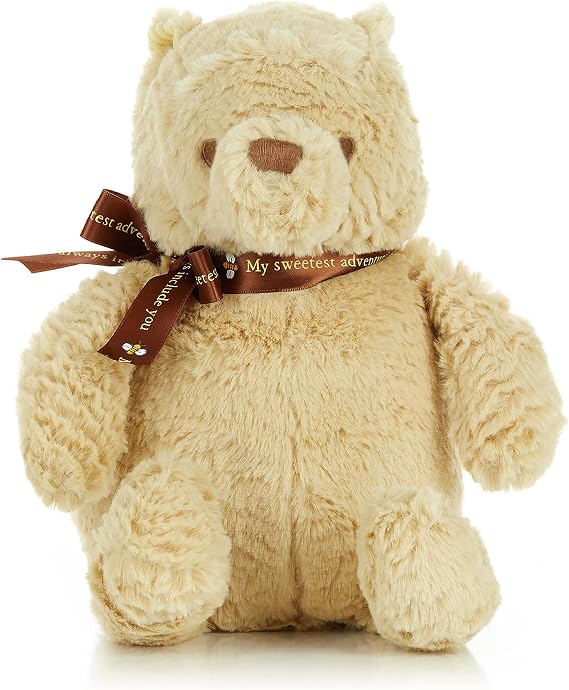 KIDS PREFERRED Baby Classic Winnie the Pooh and Friends Stuffed Animal original version 9 Inch, Pooh