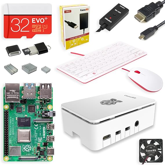 CanaKit Raspberry Pi 4 Complete Desktop Starter Kit (4GB RAM)