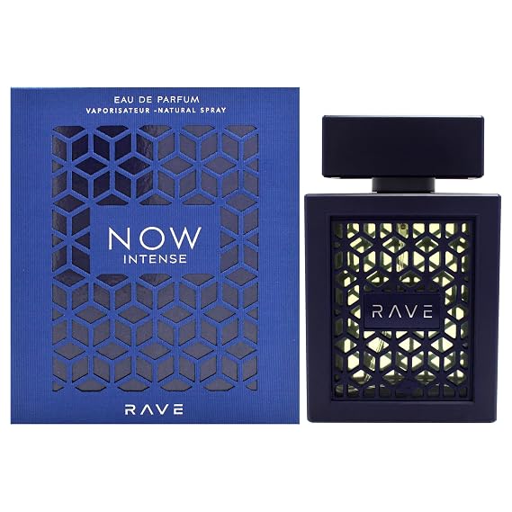Rave Now Intense Eau de Parfum Spray for Men, 3.4 Ounce