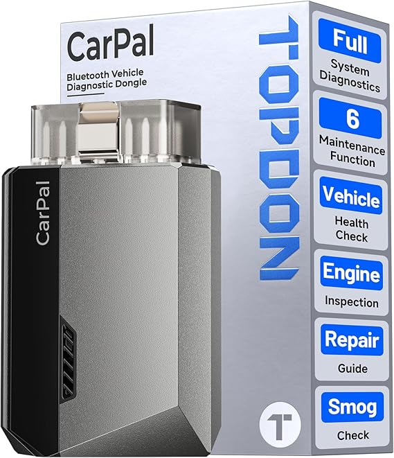 TOPDON Carpal OBD2 Scanner Bluetooth - All System Diagnostic Tool with AI