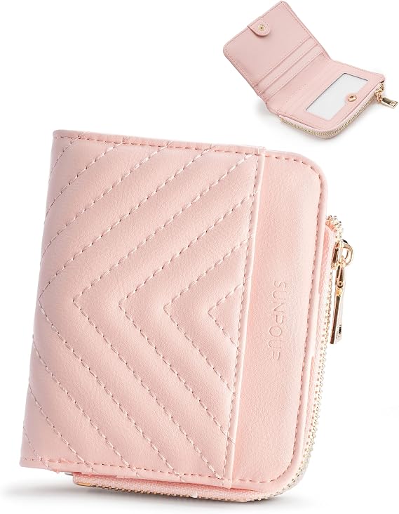 Small Wallets for Women,RFID Mini Bifold Wallets Coin Pocket