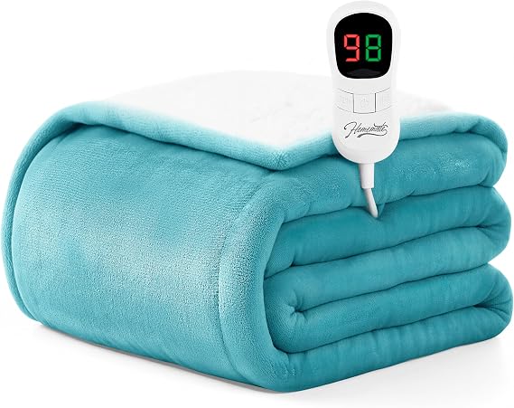 Homemate Electric Heated Blanket Twin Size 62"x84" Heating Blanket ETL Cert