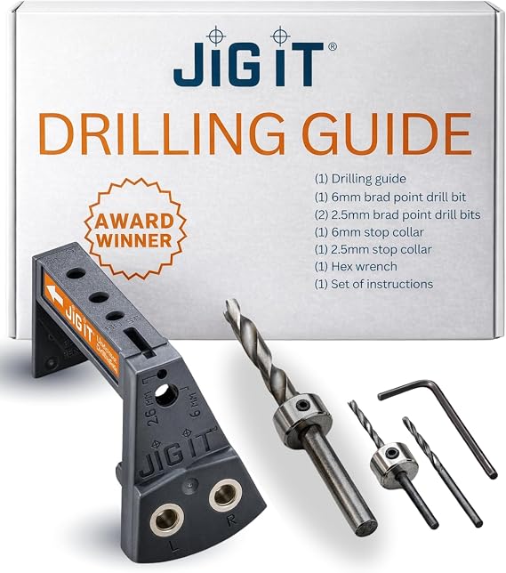 Rockler JIG IT Undermount Drilling Guide - Durable ABS Plastic Drill Guide