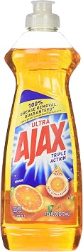 Ajax Triple Action Dish Liquid Orange, 12.6oz