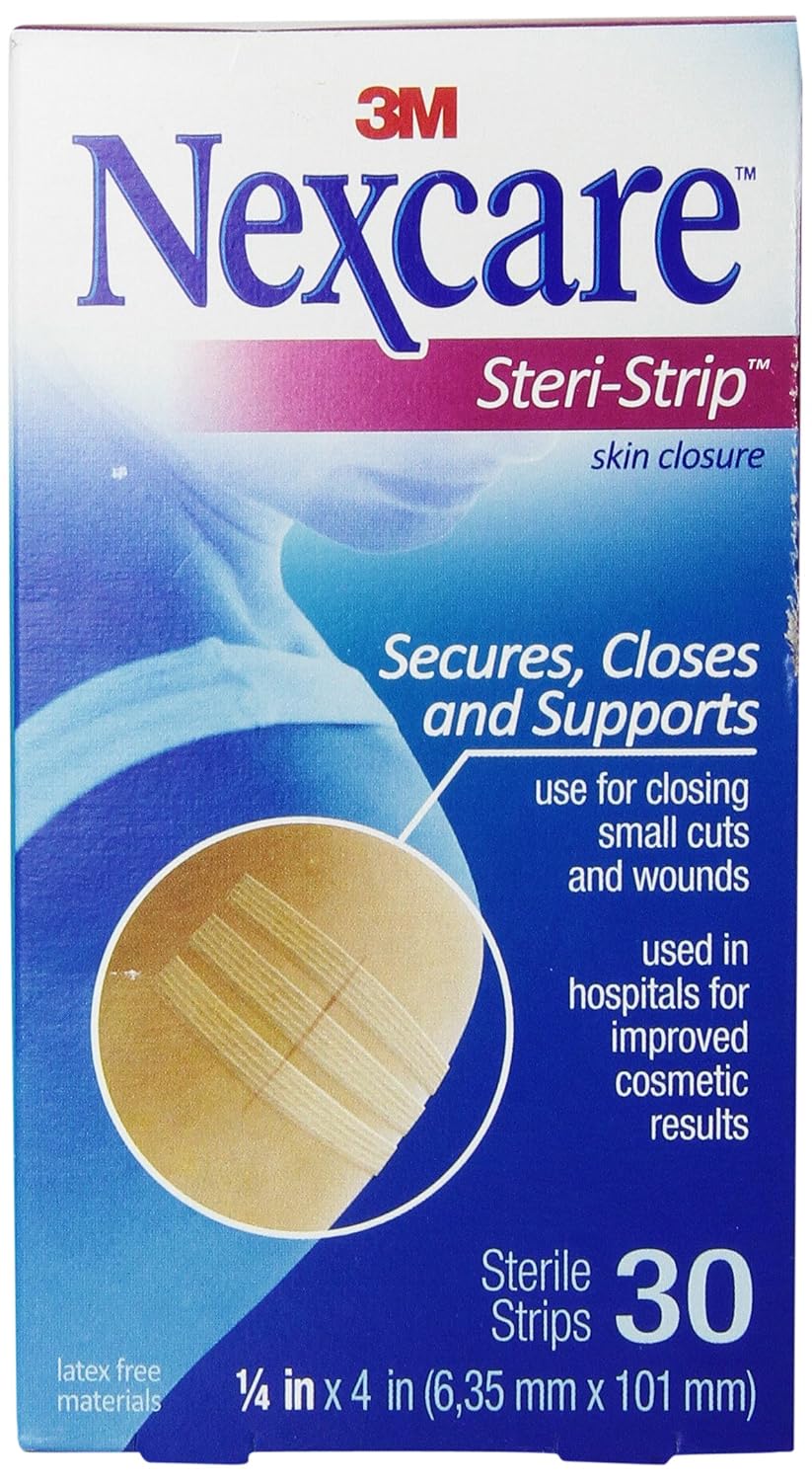 Nexcare Steri-Strip Skin Closure, 14 Inch x 4 Inch, 30 Count