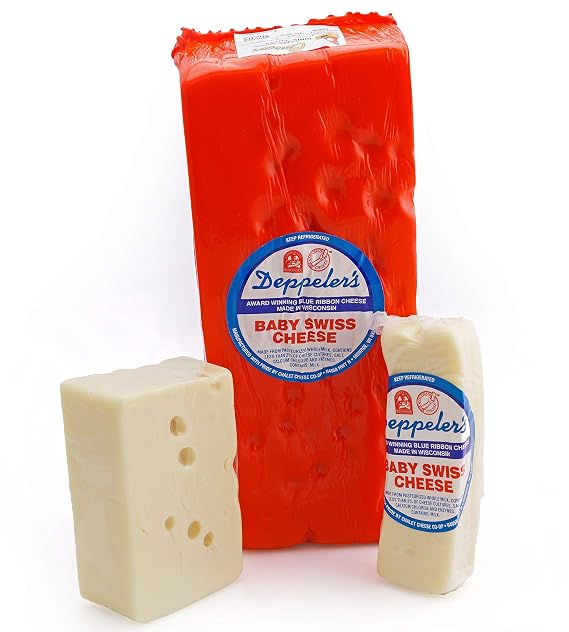 Swiss Cheese - Deppelers Baby Swiss Cheese (1 lb)