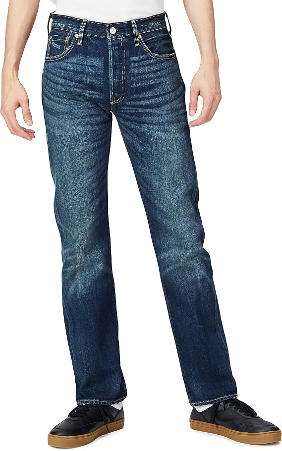 Levi's Men's 501 Original-Fit Jean, Rinse, 34W x 28L