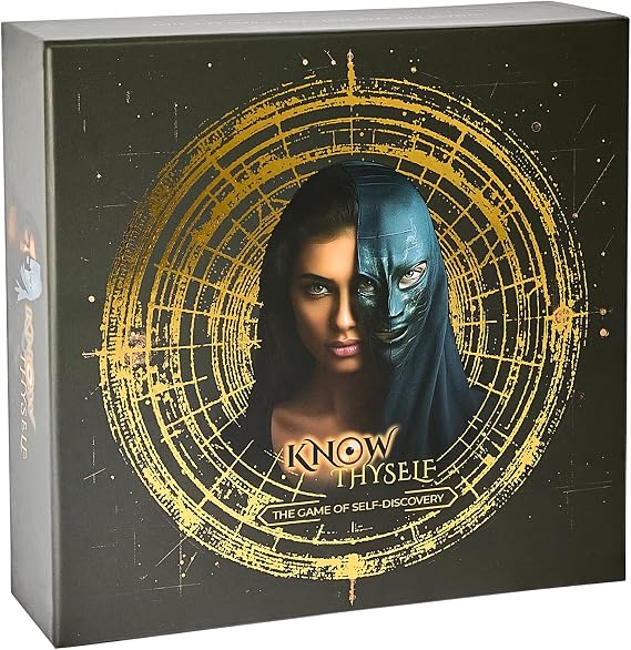 KNOW THYSELF - Go Deeper Card Game Deep Questions, Self-Discovery, Get to Know You, Games for Friends & Couples (24 Players), Meaningful Conversation Starter Cards, Connection & Insight