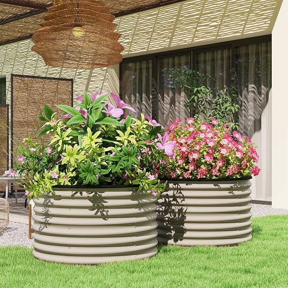 Garden Bed Galvanized Planter