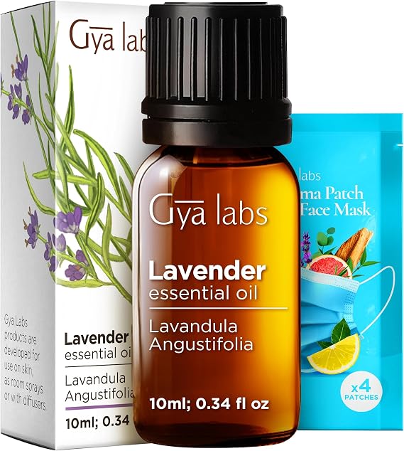 100% Pure Lavender Essential Oil for Skin & Diffuser - 0.34 Fl Oz