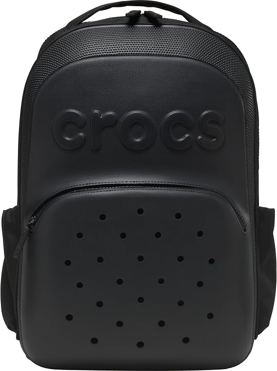 Crocs Classic Backpack, Personalize with Jibbitz Charms, Black, One Size