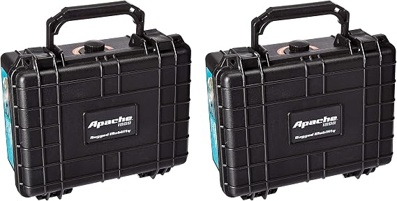 Apache Watertight Protective Hardcase with Customizable Foam Insert 9-3/16 (w k)
