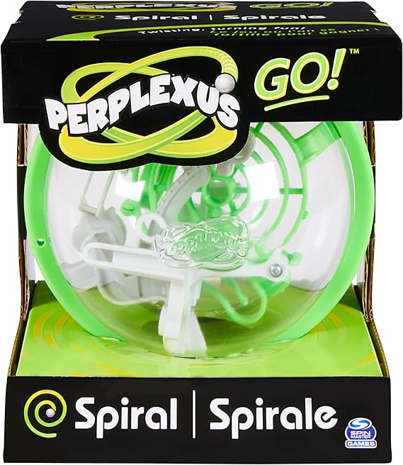 Perplexus Go! Spiral Gravity 3D Maze Game Brain Teaser Marble Puzzle Ball