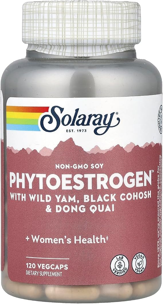 Solaray Phytoestrogen Supplement, 120 Count