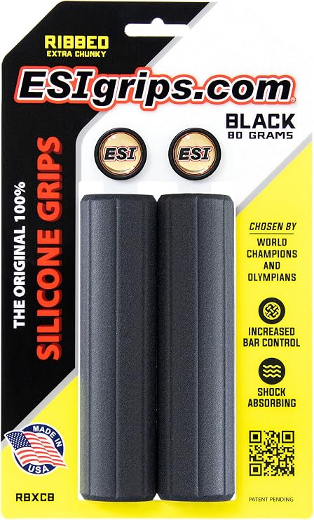 ESI Grips Silicone Mountain Bike Grips - Ribbed Extra Chunky