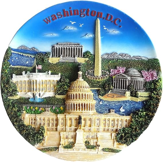 Washington DC Souvenir Decorative Plate