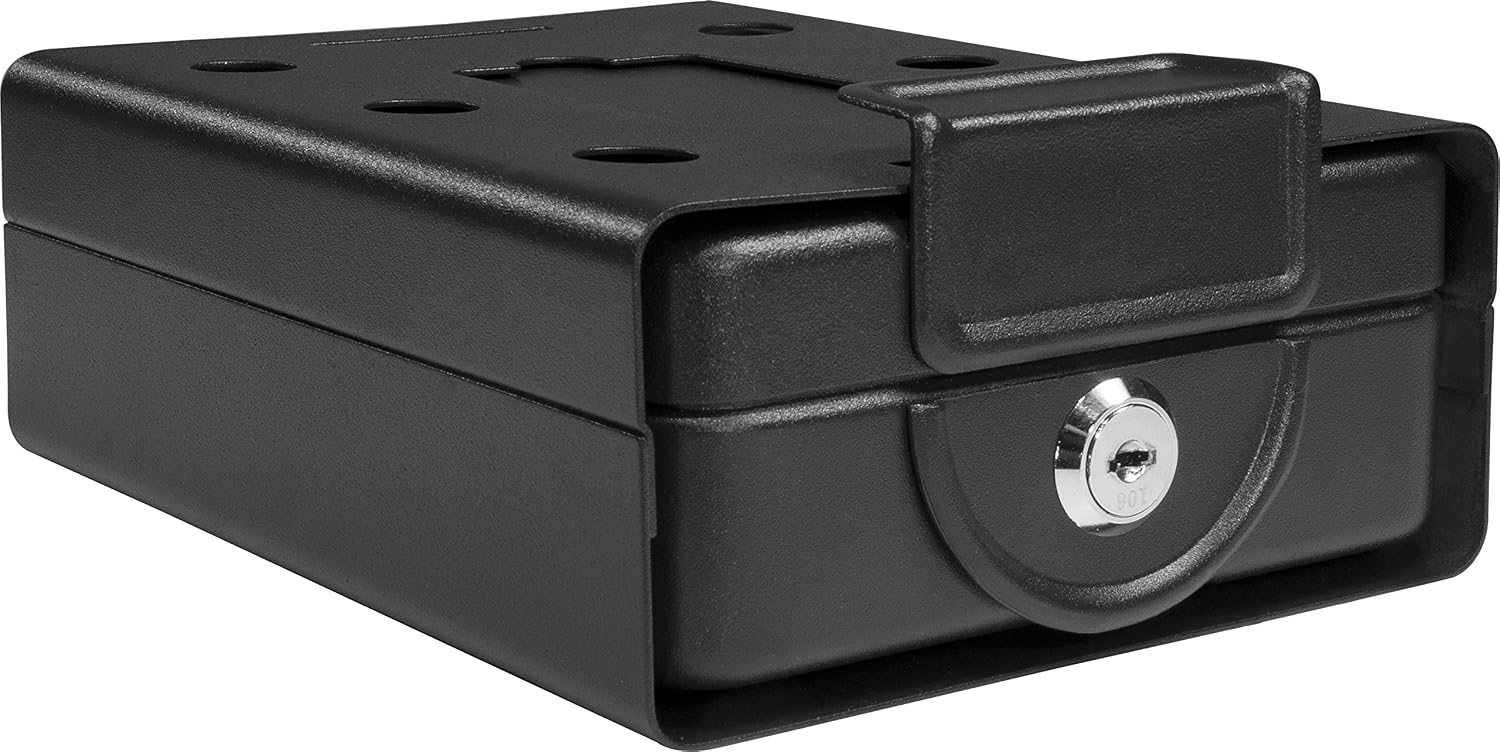 BARSKA Combination Compact Gun Safe, Black
