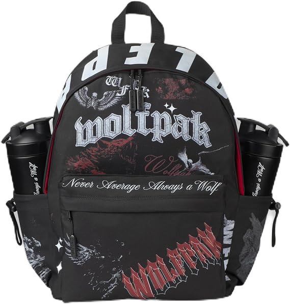 WOLFpak 25L Everyday Anarchy Lined Backpack - Luxurious Red Felt Interior