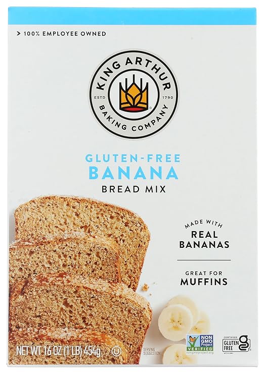 King Arthur Mix Bread GF Banana, Gluten Free, 16 Ounce