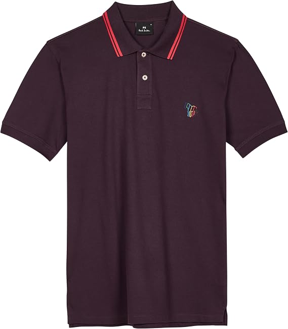 Paul Smith Men's Stretch-Cotton 'Broad Stripe Zebra' Polo Shirt