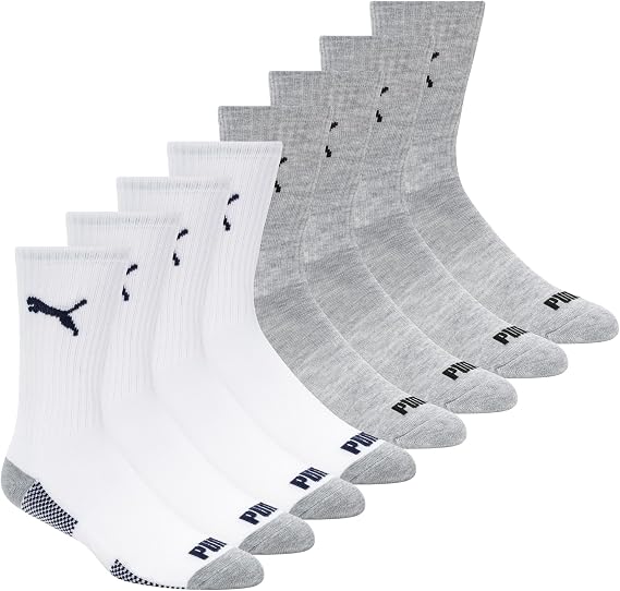 PUMA Men's Men's Crew Socks (8-pack)