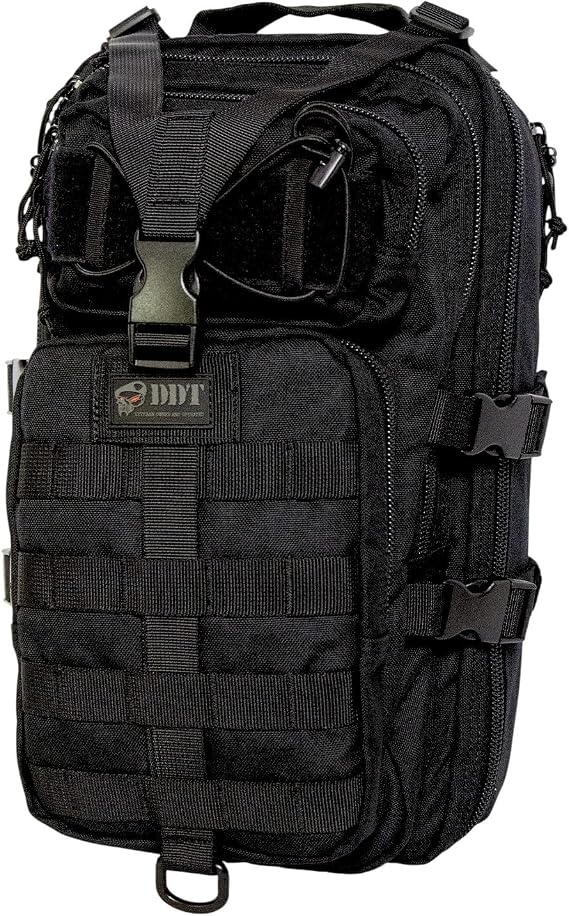 DDT Death Dealer Tactical Anti-Venom 24 Hour Assault EDC Backpack, Color Black