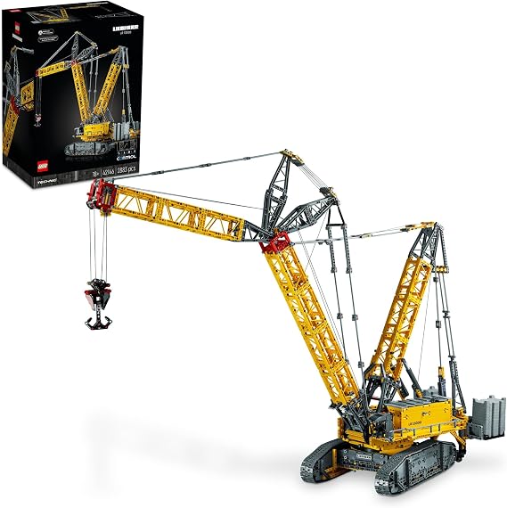 LEGO Technic Leap Hero LR 13000 Crawler Crane Toy, Gift for Birthday, Father's Day, Mother's Day, Vehicle, Car, Mini Car, Interior, Stylish, 42146