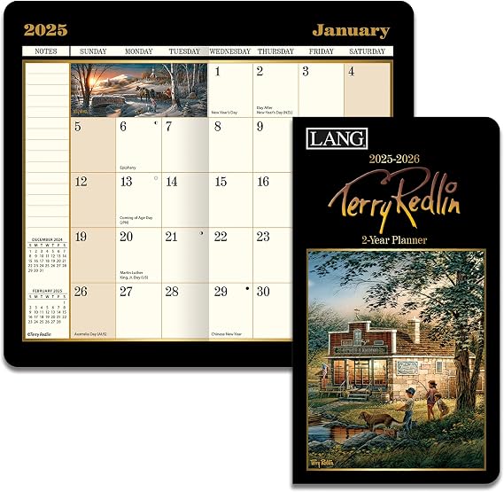 Lang, Terry Redlin 2025 2 Year Pocket Planner