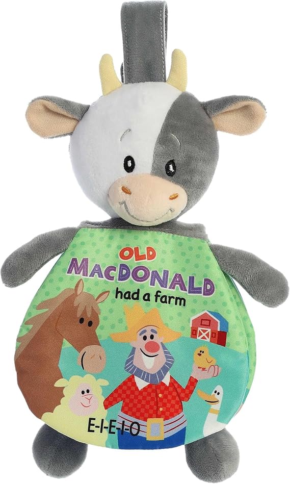 ebba Story Pals 9" Old Macdonald Engaging Baby Stuffed Animal