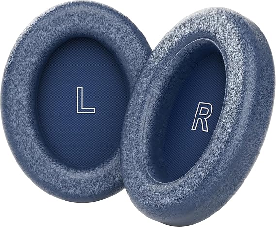 Bose QuietComfortQC ウルトラワイヤレスヘッドフォン用交換用イヤーパッド、柔らかいプロテインレザーと高密度メモリーフォームを使用したイヤーパッドクッションウルトラブルー