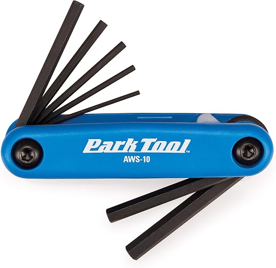 Park Tool AWS-10 Fold-Up Hex Wrench Set | hex-keys