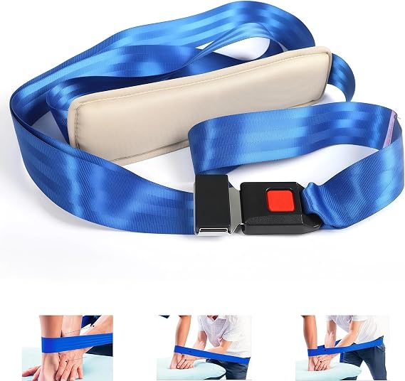 Mobilization pt Belt 2026 New with Adjustable Thick Pad - Mobilization Belt Physical Therapy, Exercise Stretch Straps for Physical Therapy Designed for Physical Therapist, Stretching