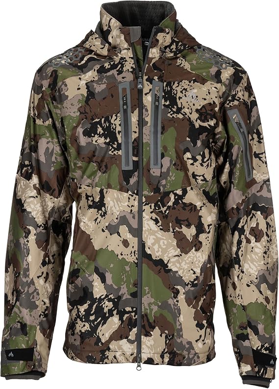 Pnuma Outdoor Selkirk Jacket, Waterproof | Customizable Hood, Quiet Fabric (P101C)